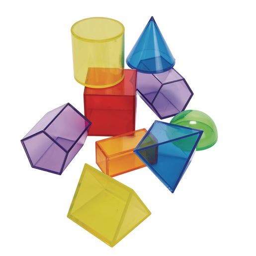 Excellerations STEM Translucent Matching Geo Solids