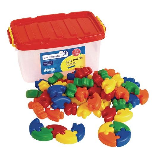 Excellerations Soft Puzzle Pieces 62 pieces