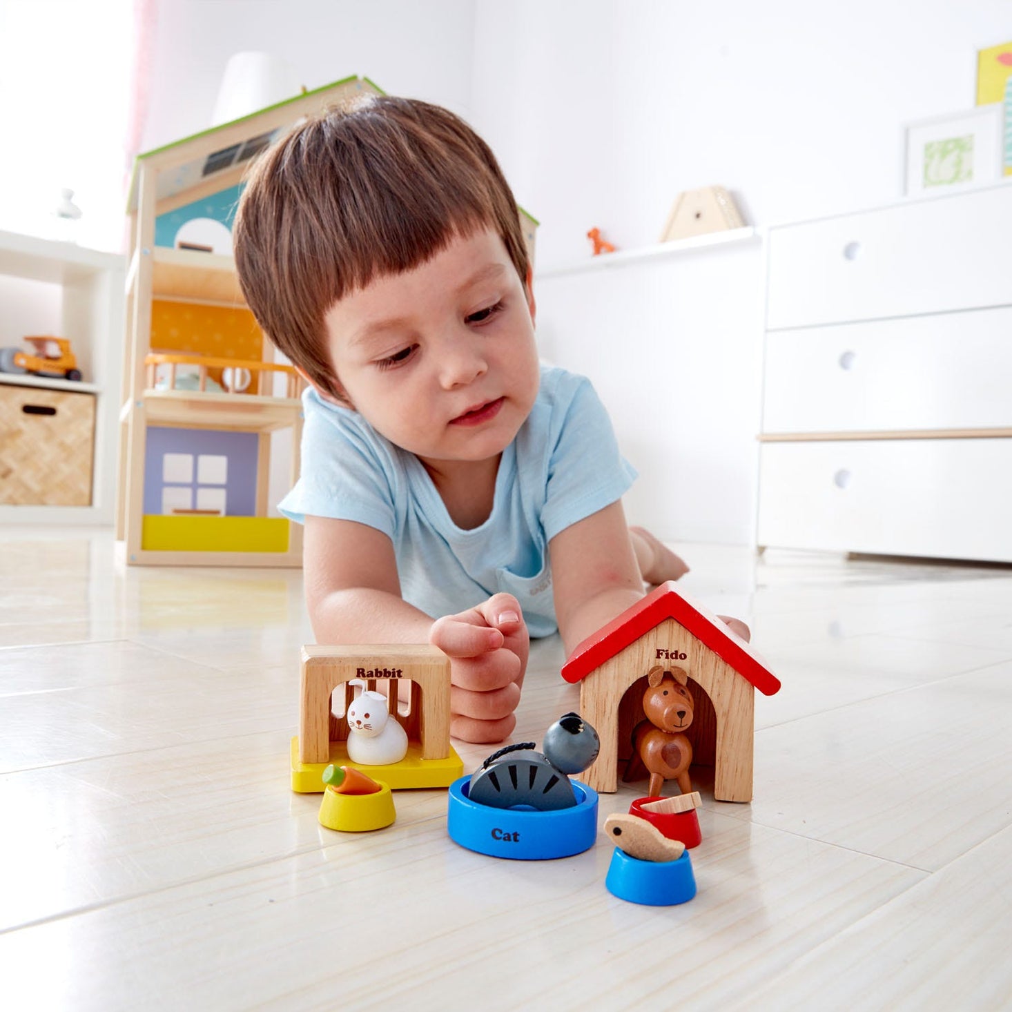 Wooden Dollhouse Family Pets by Hape