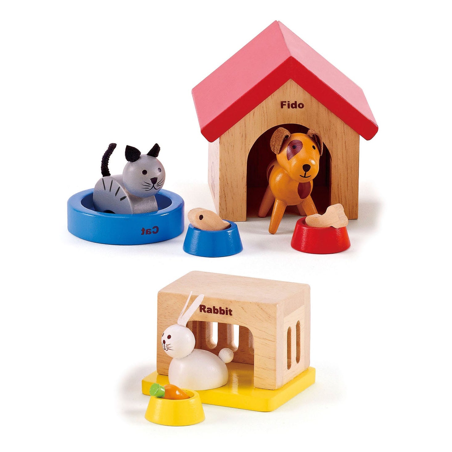 Wooden Dollhouse Family Pets by Hape