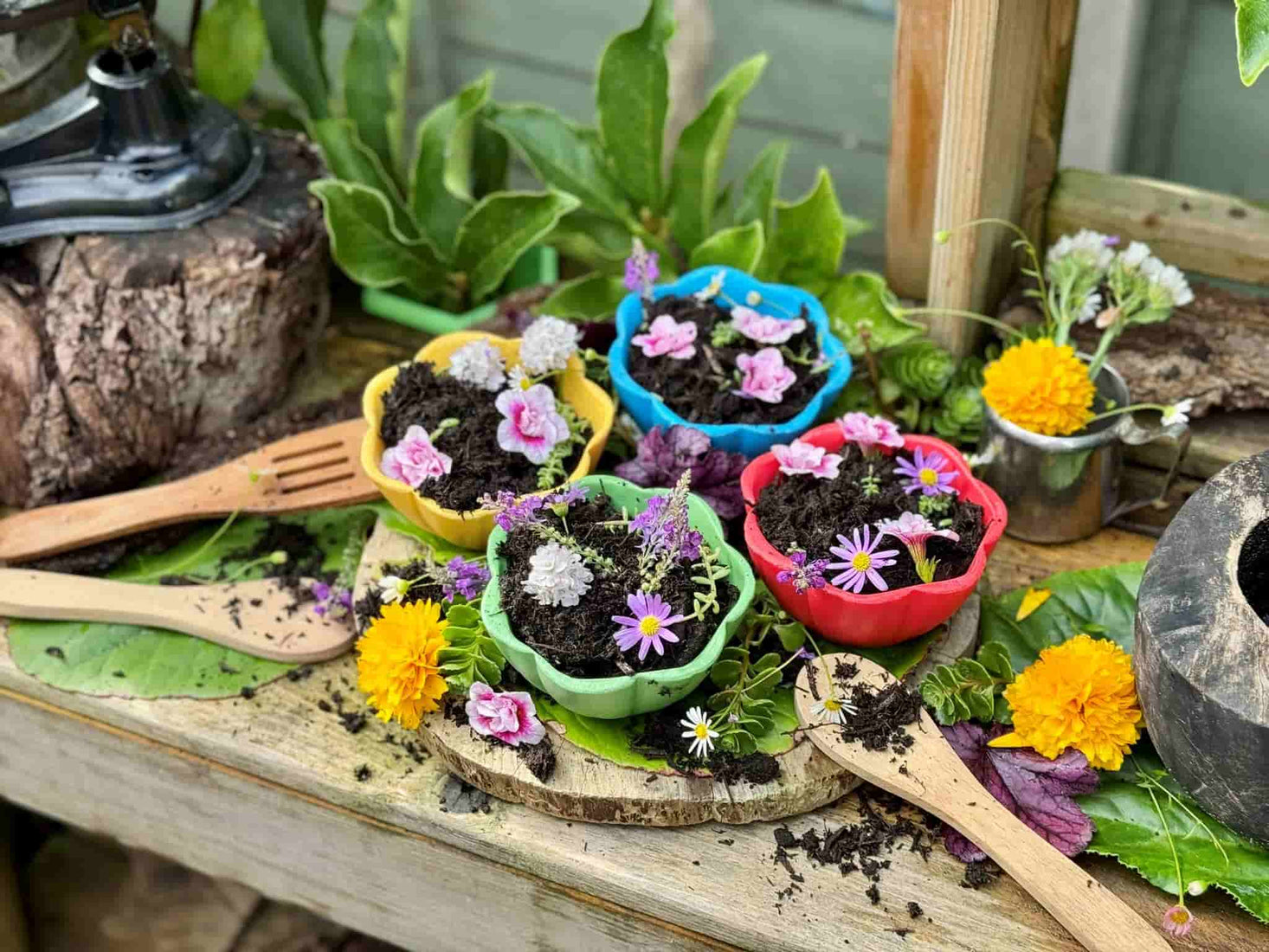 Flower Bowls Set of 4