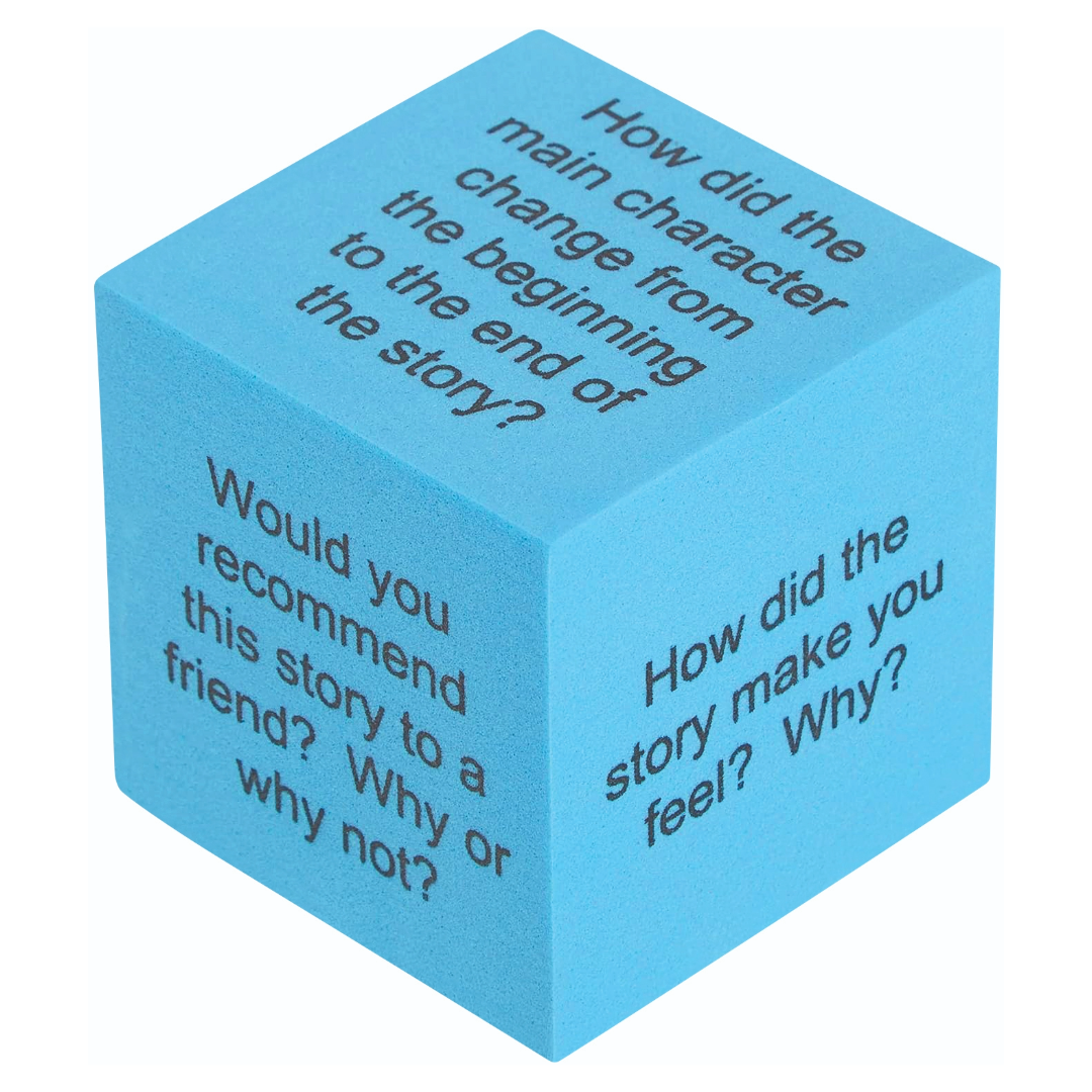 Foam Reading Comprehension Cubes