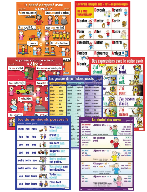 French Verbs and Grammar Set 7 pk