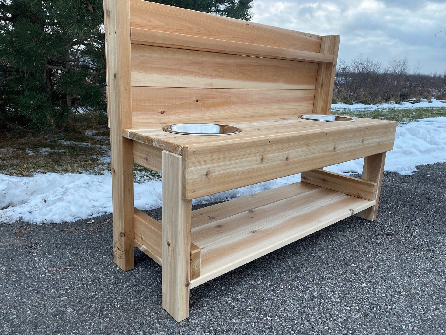Fullback Outdoor Messy Mud Kitchen With Acrylic Backing by Naturally Inspired Play