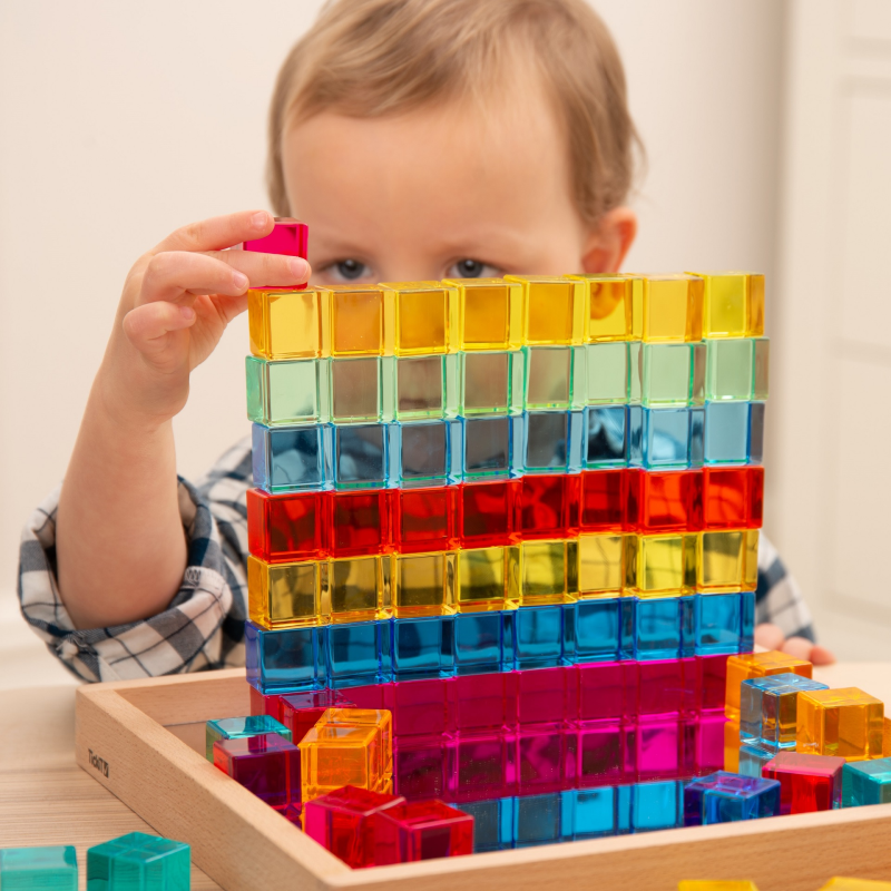 Gem Cube Mirror Tray 100 pc