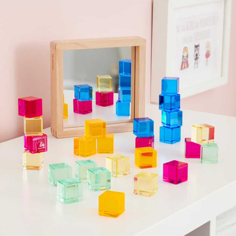 Gem Cube Mirror Tray 25 pc