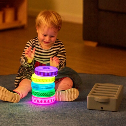 Glow Stack Build Texture Tower