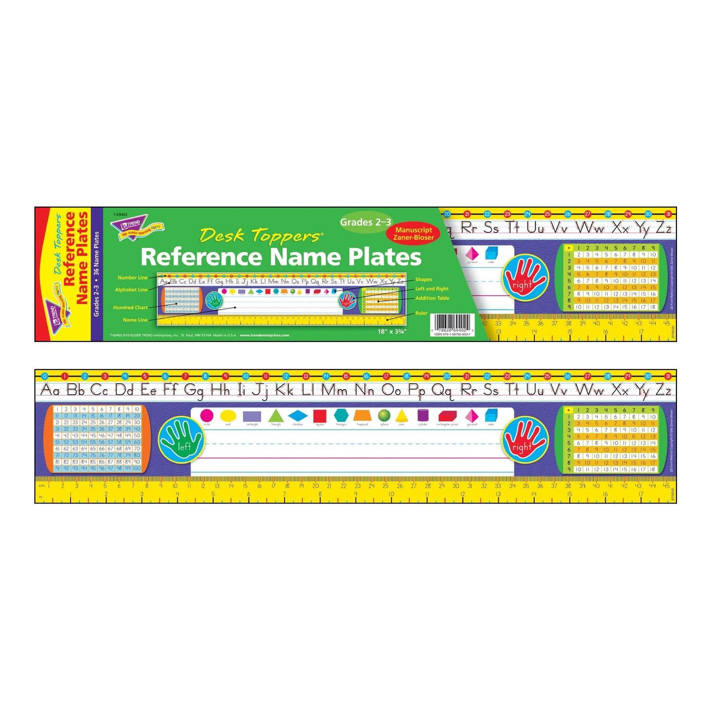 Gr 2-3 Desk Toppers Reference Name Plates
