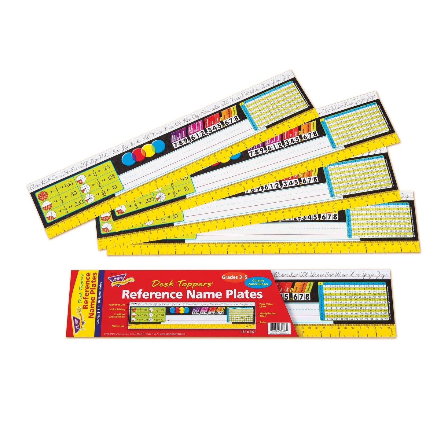 Gr 3-5 Desk Toppers Reference Name Plates