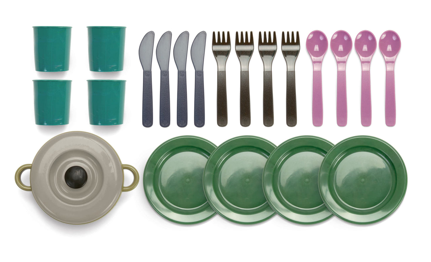 Green Bean Dinner Set In Net 22 Pcs