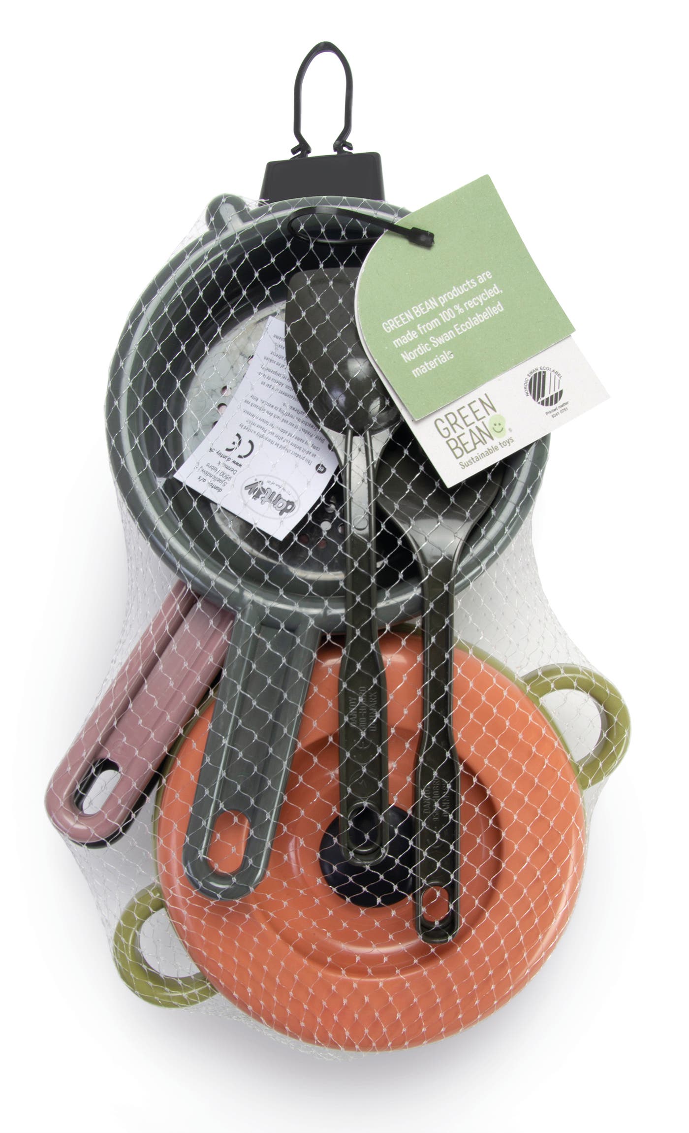 Green Bean Pot-Sieve-Pan 7 Pcs