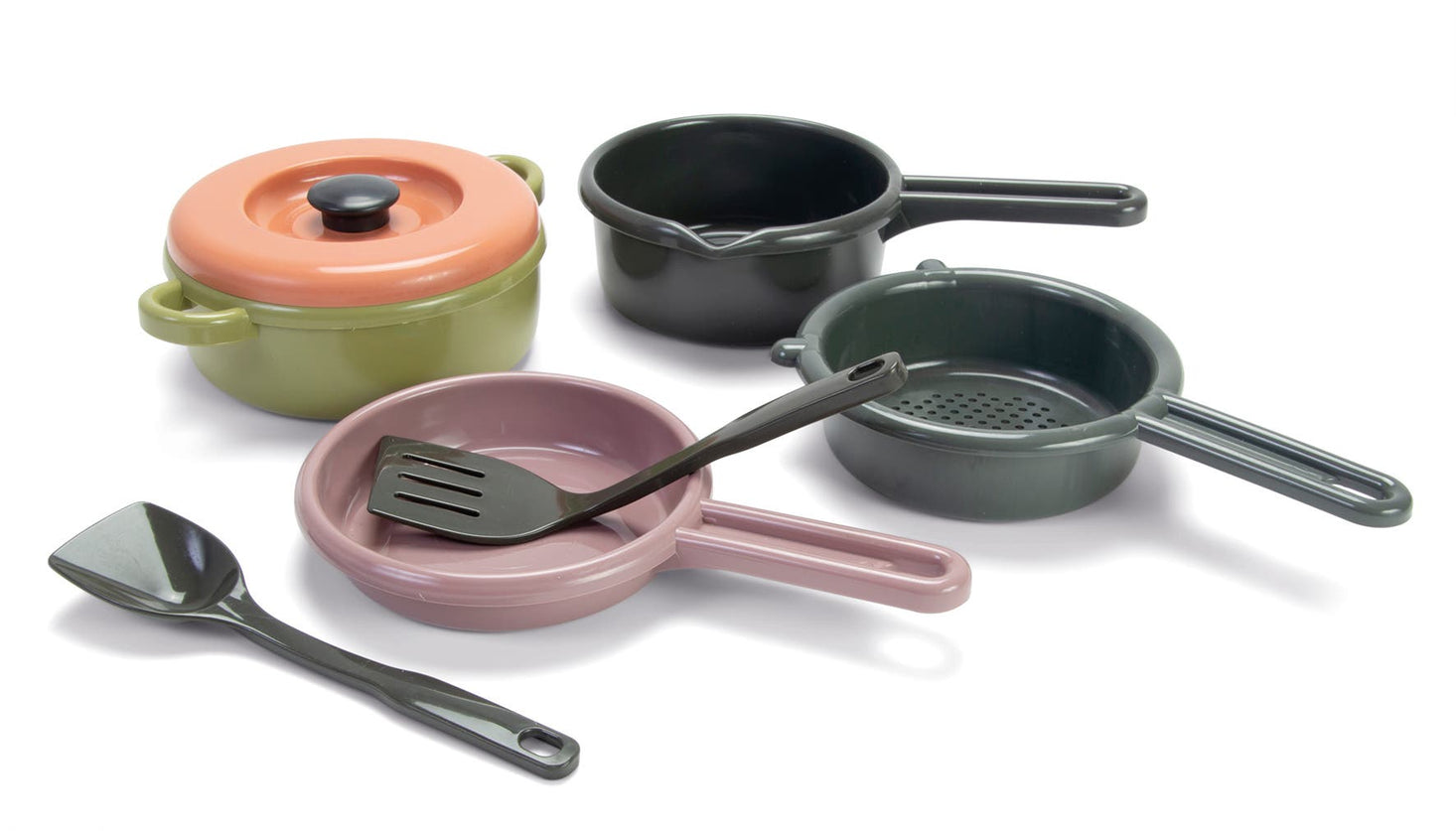 Green Bean Pot-Sieve-Pan 7 Pcs