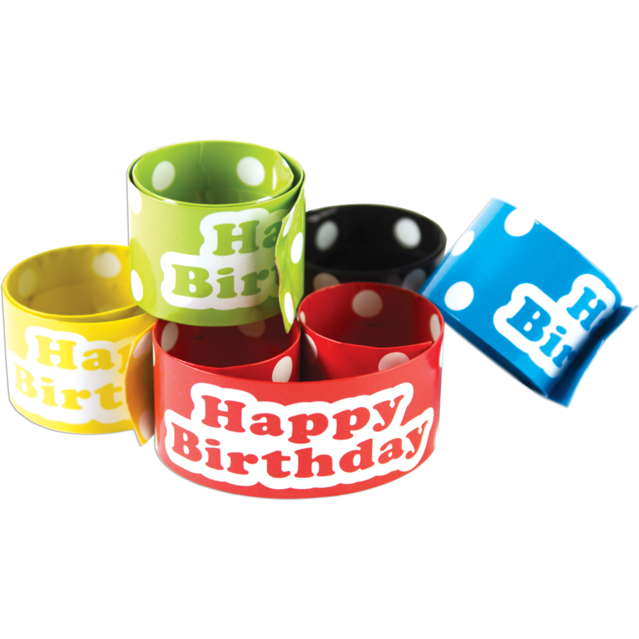 Happy Birthday Slap Bracelets