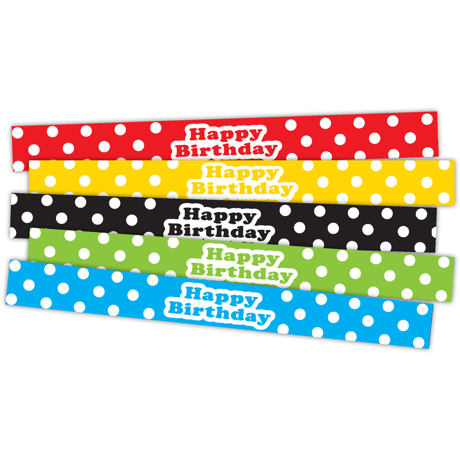 Happy Birthday Slap Bracelets