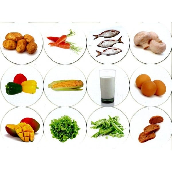 Memory Game Healthy Foods