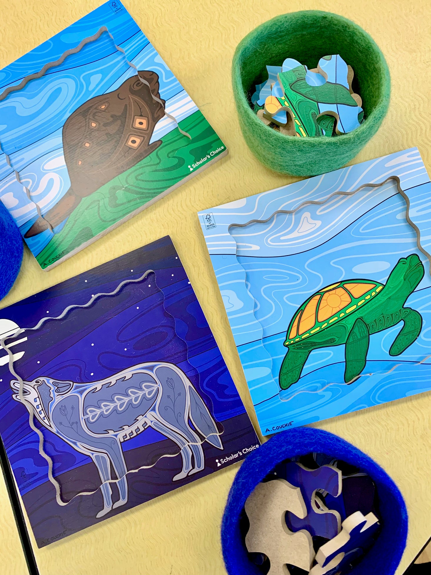 Indigenous Animals Puzzle Collection