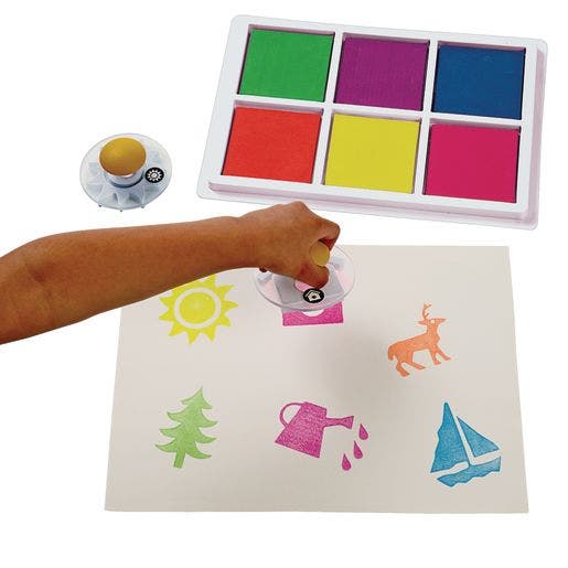 Jumbo Neon Classroom Stamp Pad