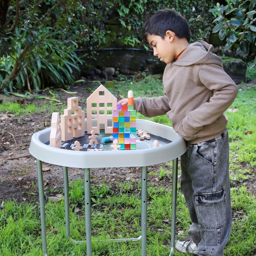 Rainbow Gem Buildings Set of 36
