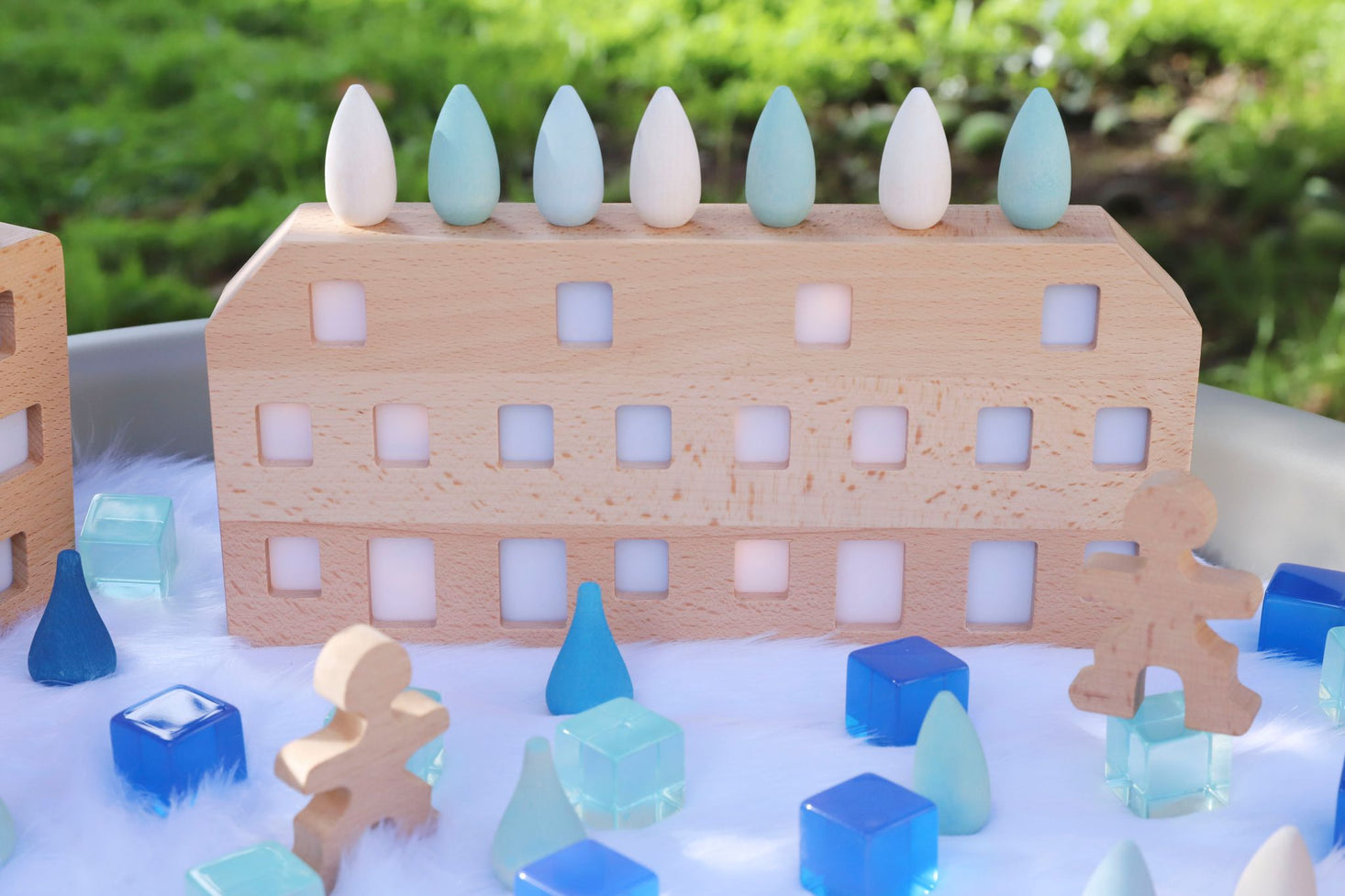 Luminous Community Buildings Set of 5