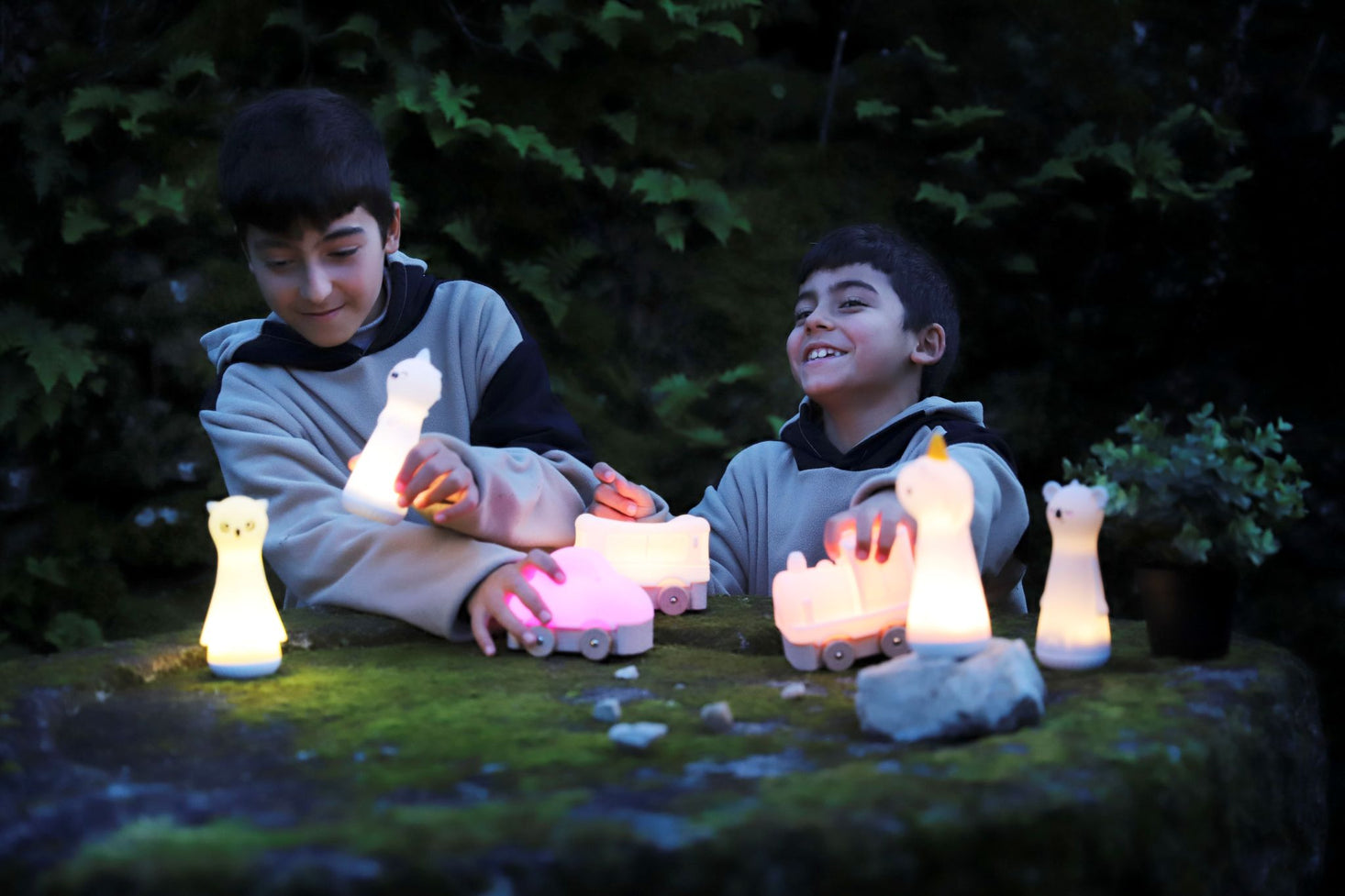 Luminous Character Flashlights Set of 4