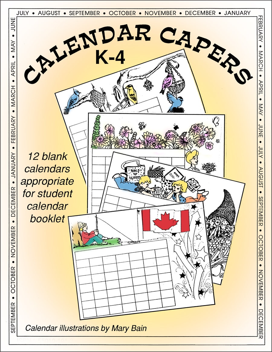 CALENDAR CAPERS (STUDENT CALENDAR BOOKLET) Ebook