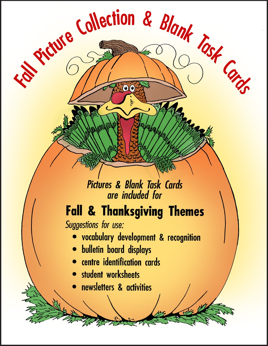 AUTUMN/THANKSGIVING (PICTURE & BLANK TASK CARDS) Ebook