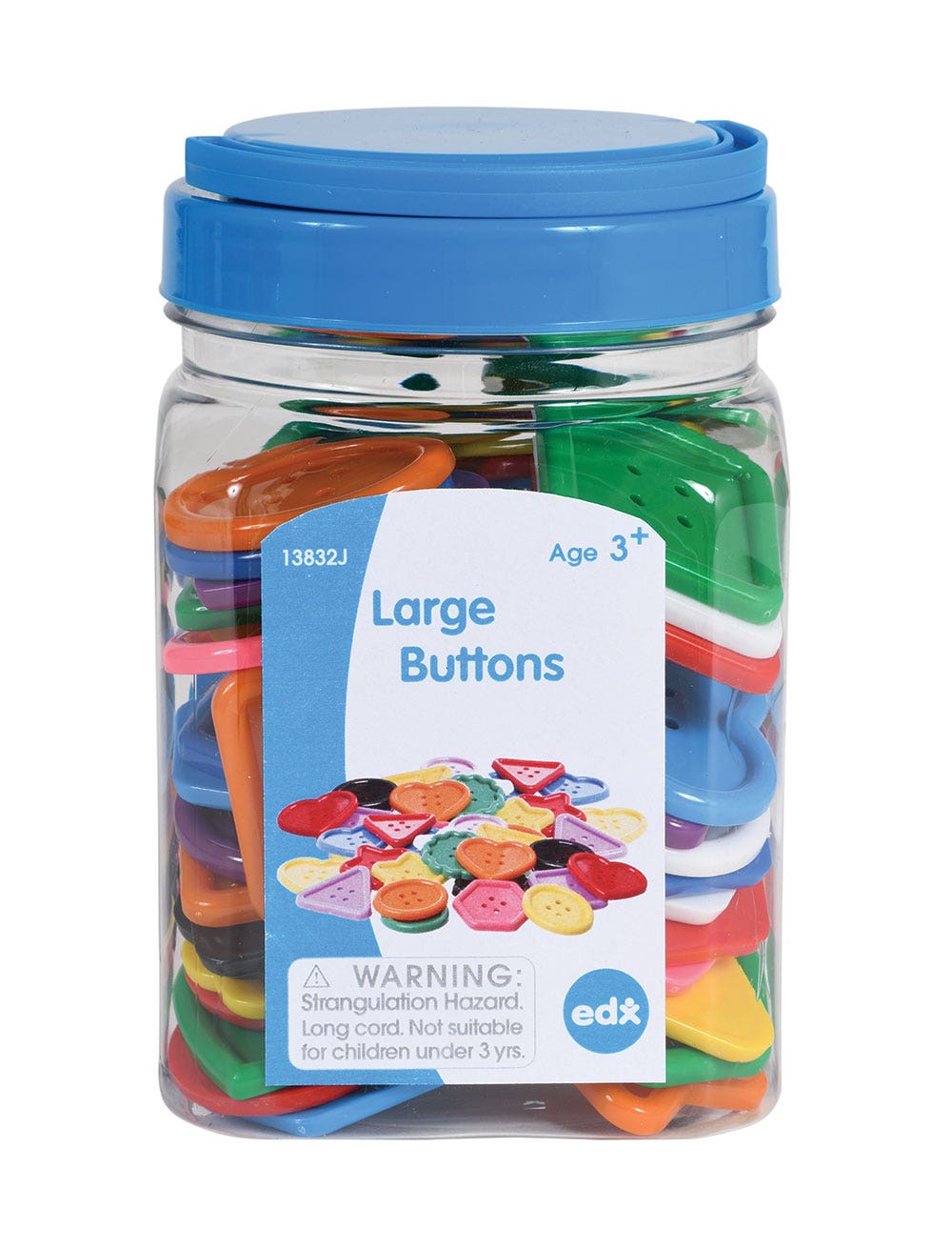 Large Buttons Mini Jar