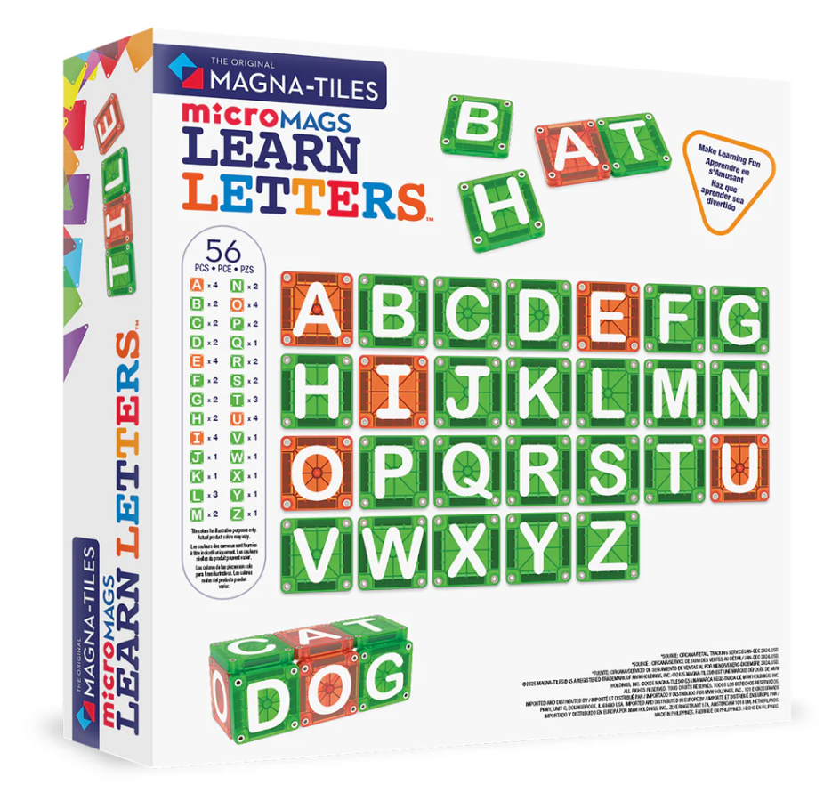 Magna-Tiles Learn Letters