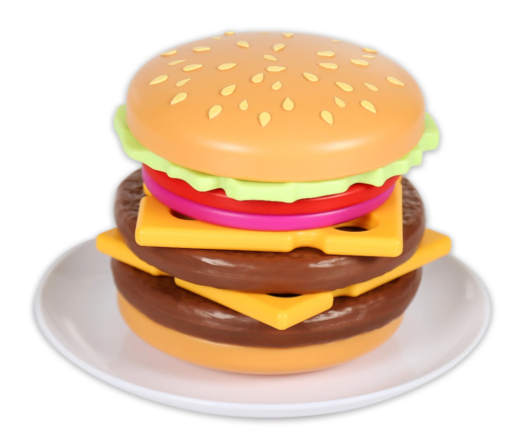 Magnetic Build and Grill Hamburger Set