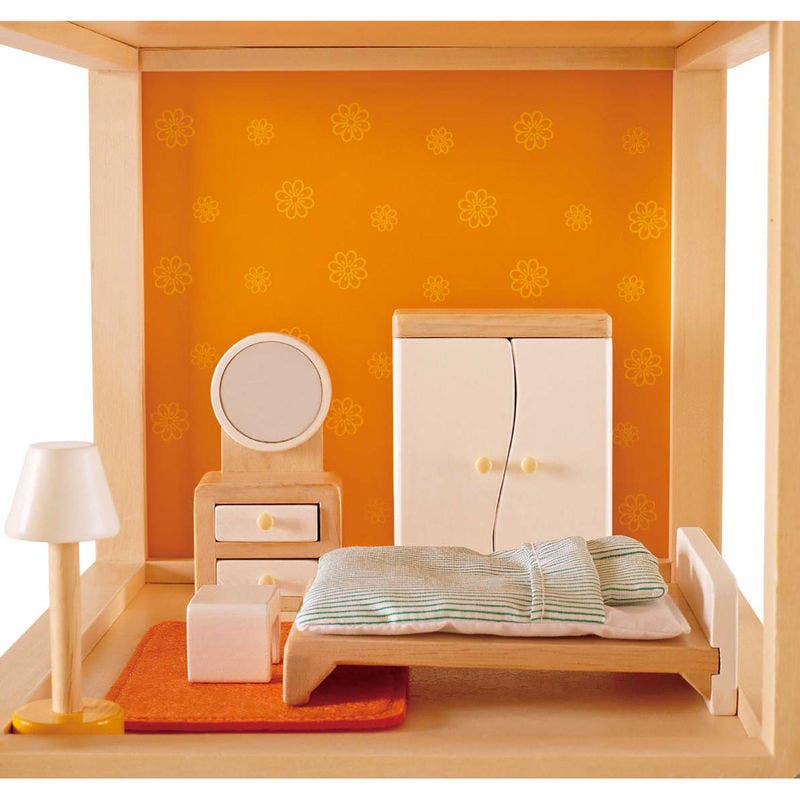 Wooden Dollhouse Furniture Master Bedroom by Hape