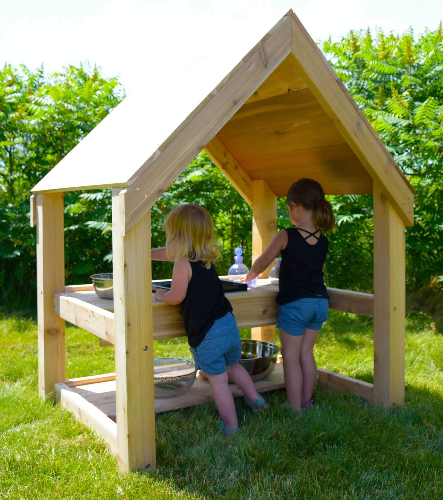 Messy Play Mud Kitchen House by Naturally Inspired Play