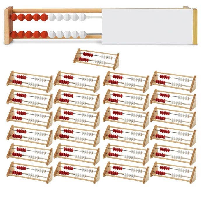 Mini 20-Bead Rekenrek Set of 25