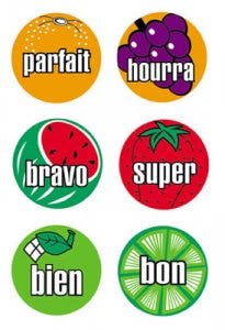 Mini Fruit Stickers