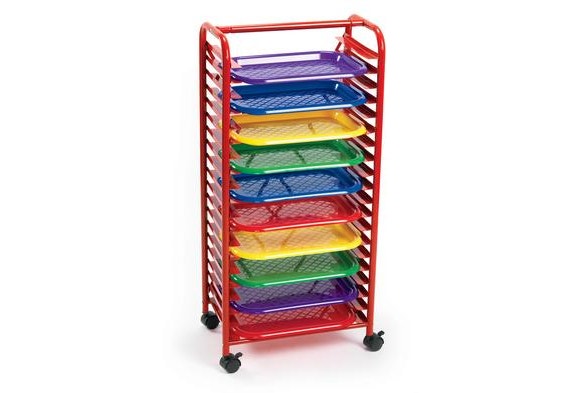 Mobile Art Tray Rack-Rack Only