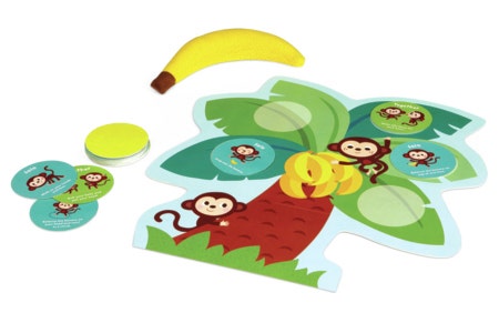 Monkey Around Time For Two Game by Peaceable Kingdom