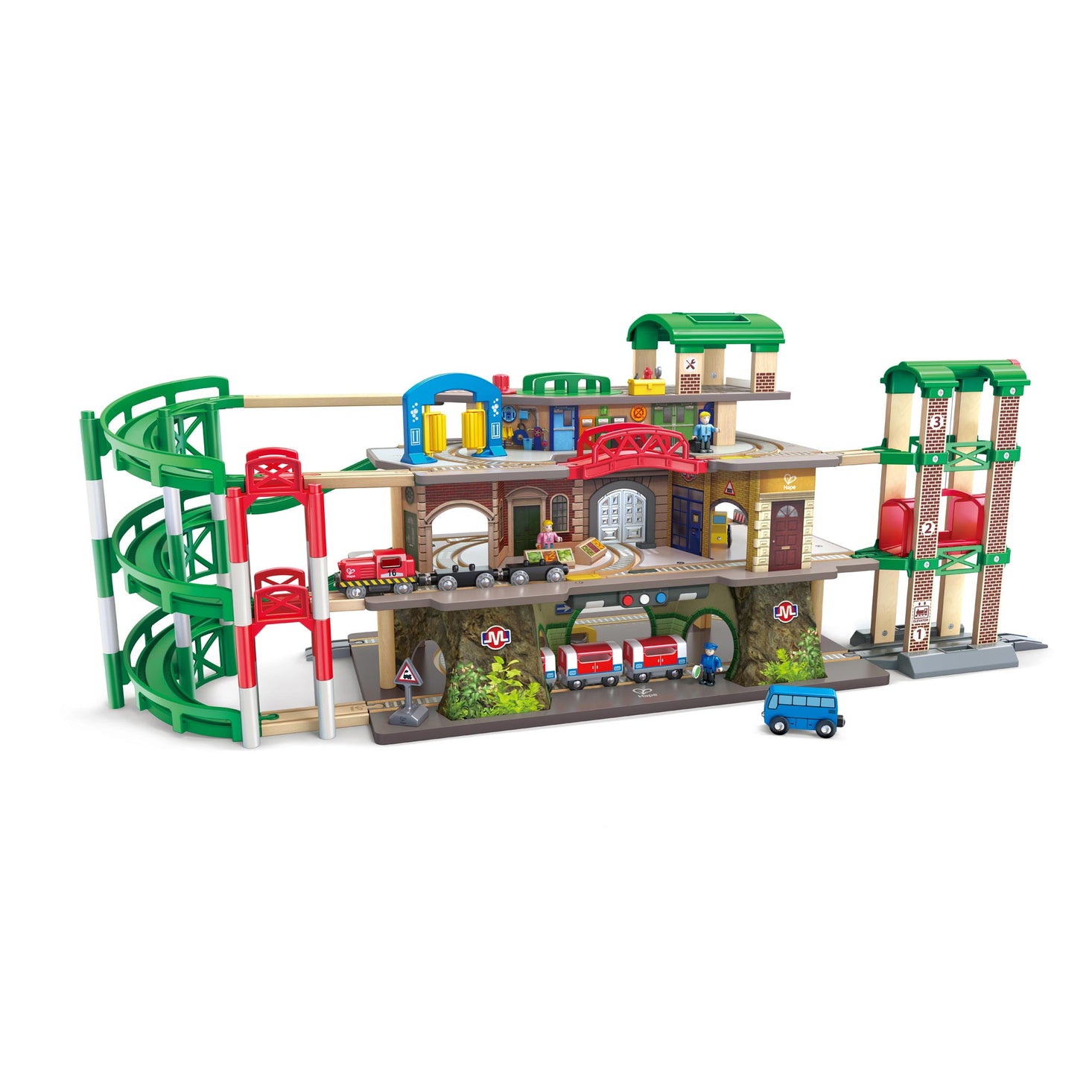 Multi-Level Railway City Set