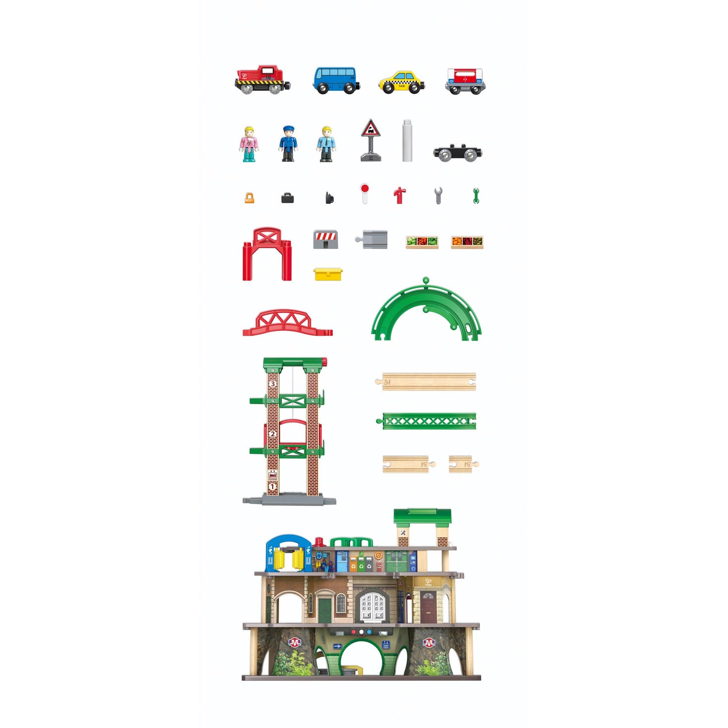 Multi-Level Railway City Set