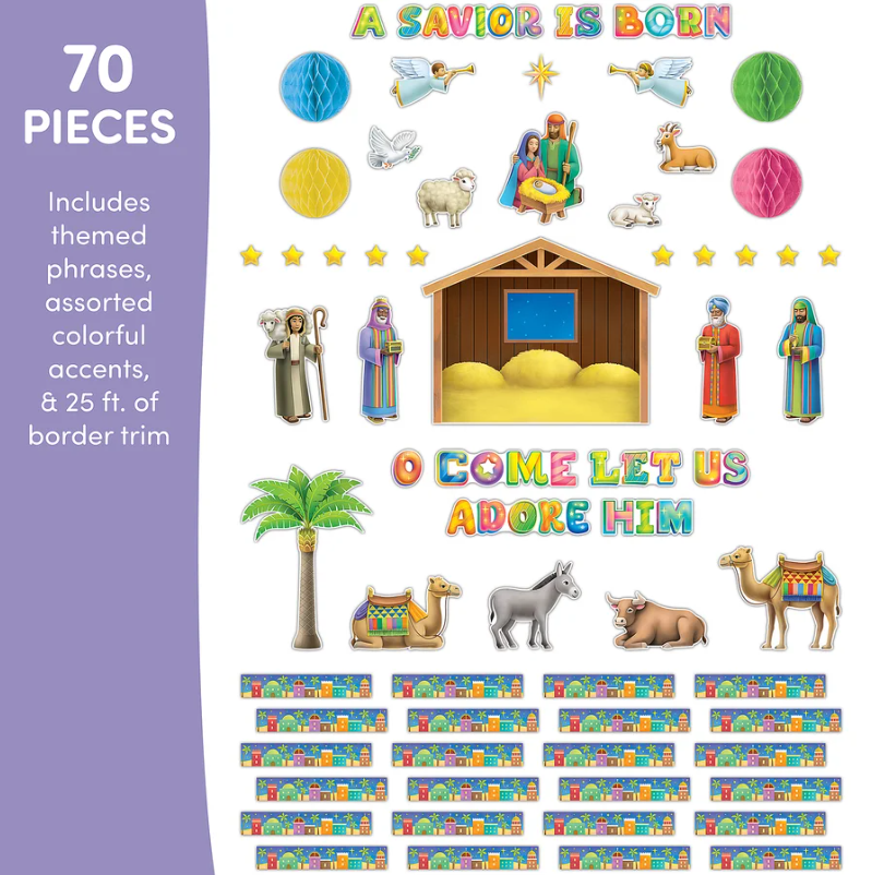 Nativity Scene Create & Decorate Quick Kit