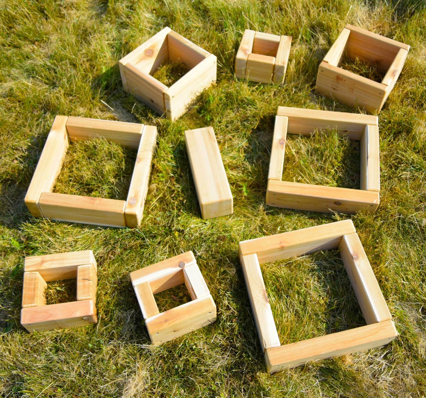 Nesting Outdoor Blocks by Naturally Inspired Play