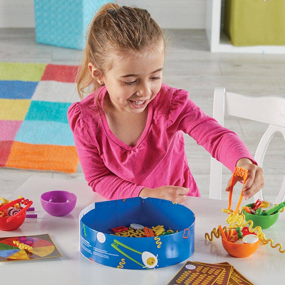 Noodle Knockout Fine Motor Game