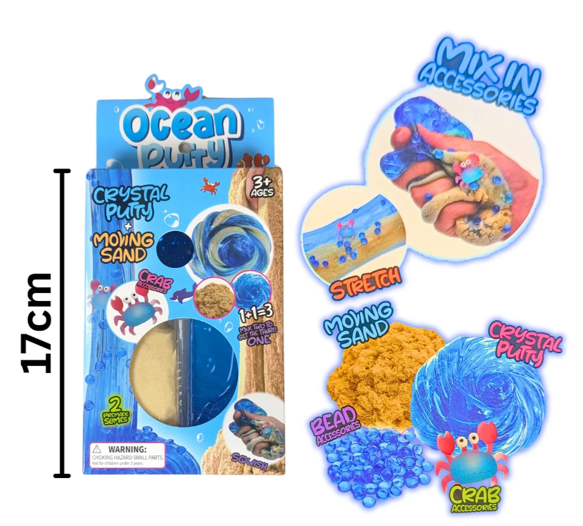 Ocean Crystal Putty & Moving Sand