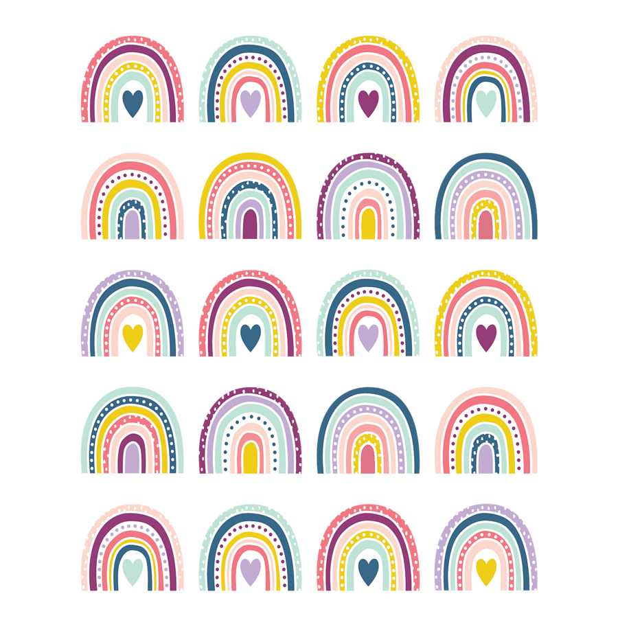 Oh Happy Day Rainbows Stickers