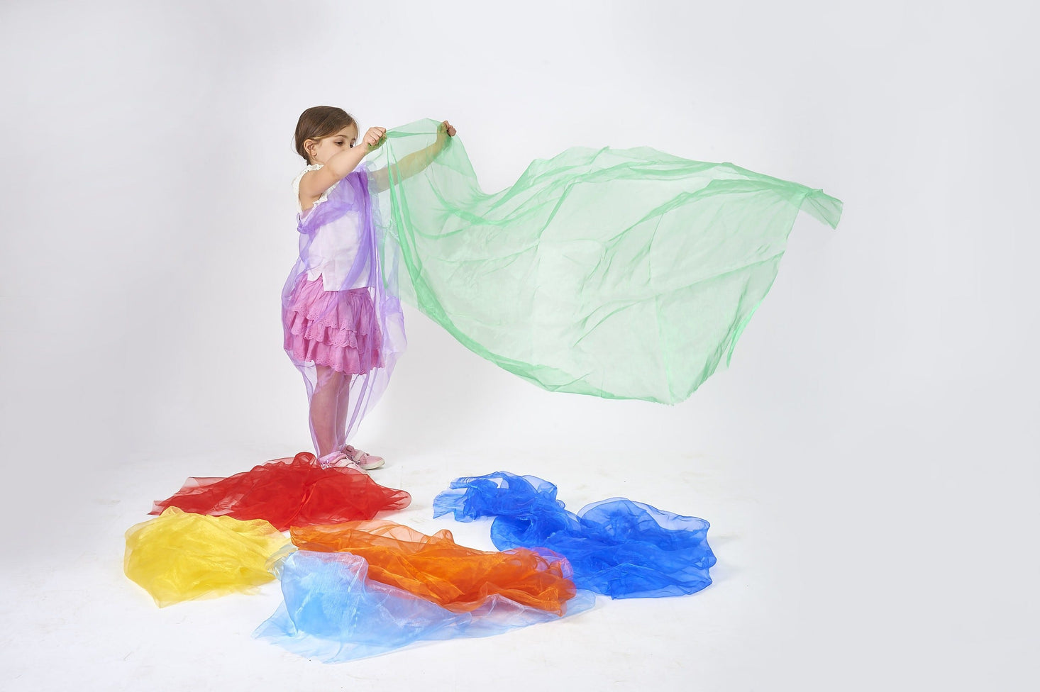 Organza Rainbow Pack of 1m x 1.5m