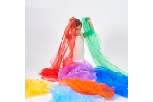 Organza Rainbow Pack of 1m x 1.5m