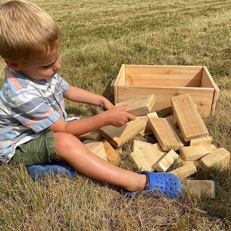 Outdoor Blocks in a Box by Naturally Inspired Play