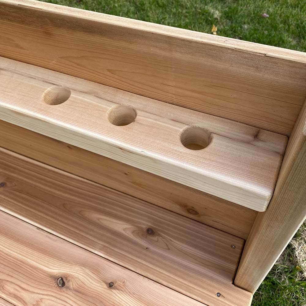 Outdoor Preschool Mud Kitchen Fullback by Naturally Inspired Play