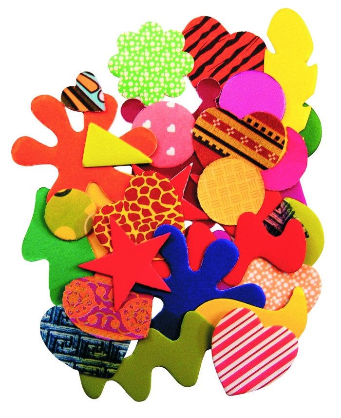 Paper Popz Colours and Patterns Pasting Pieces 1500 pieces