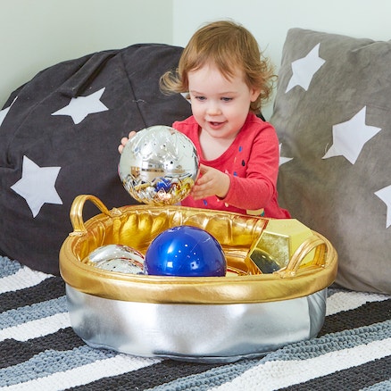 Metallic Collection Basket