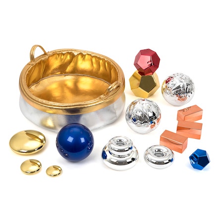 Metallic Collection Basket