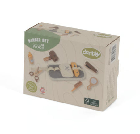 Playful Wood Barber Set
